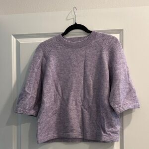 Stockholm Atelier & Other Stories Lavender Knit Sweater sz m